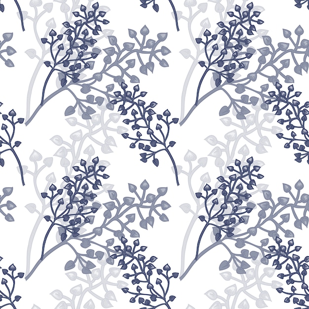 Vector seamless floral pattern.