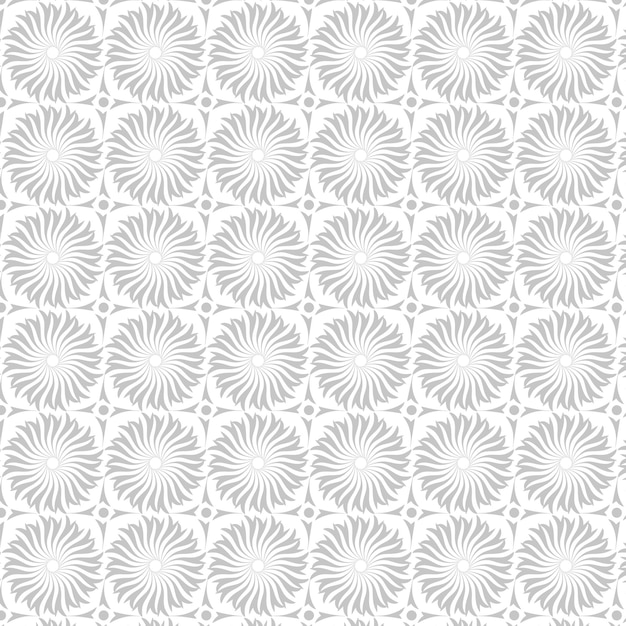 Векторный бесшовный геометрический цветочный рисунок для текстуры фона, тканей, текстиля