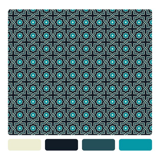 Vector vector seamless geometric pattern