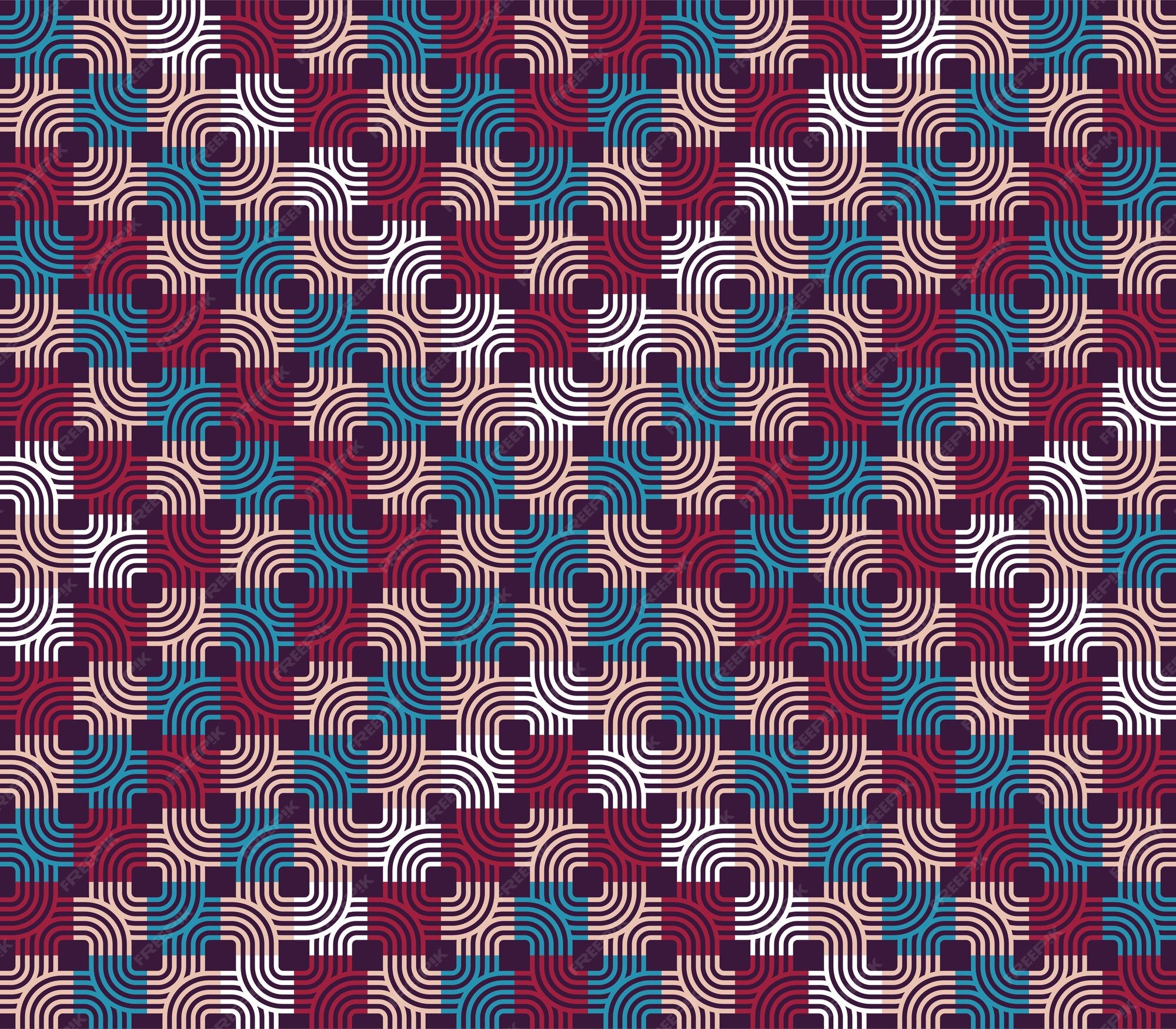 Premium Vector | Vector seamless geometric square background