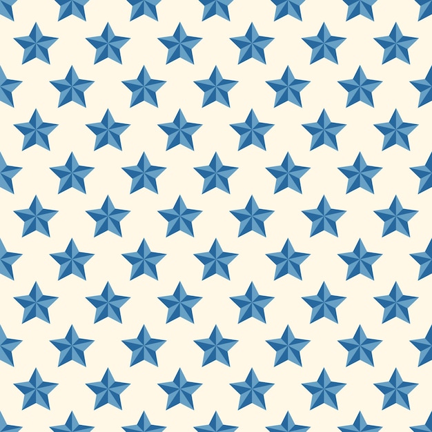 Vector vector seamless geometric star patterns  xmas design repeatable blue christmas background