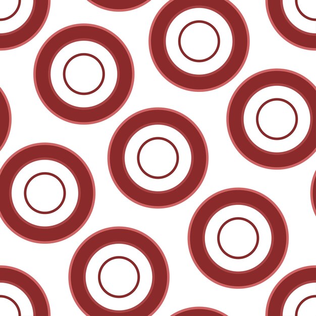 Vector seamless geometrical pattern in circle shape