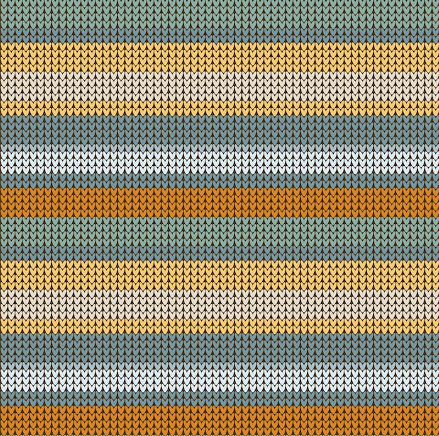 Vector vector seamless knitted stripes pattern