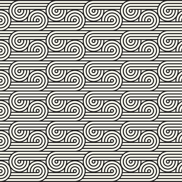 Vector seamless Lines pattern Repeating geometric background Linear graphic