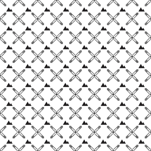 Vector seamless Mountain pattern EPS. Modern stylish texture Black Mountain Pattern