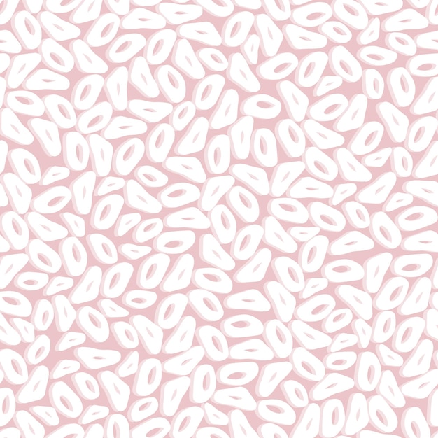 Vector seamless pattern Abstract modern doodle shapes Simple geometric pattern