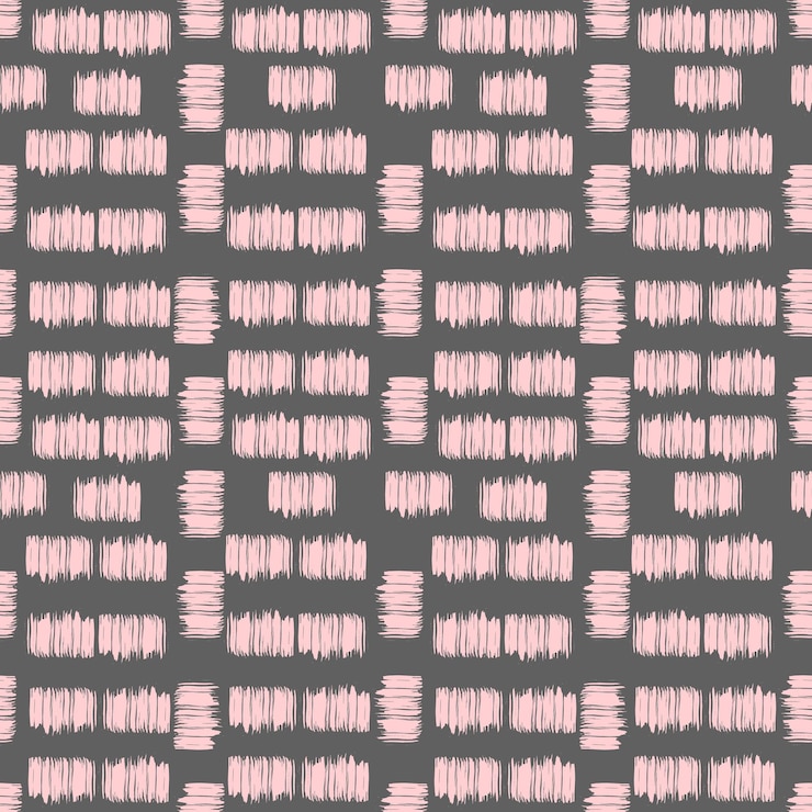 Vector vector seamless pattern abstraction textured stripes textured uneven streaks of paint hand drawing
