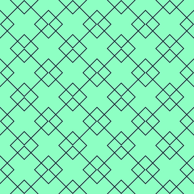Vector seamless pattern of black lines and rhombs for websites textile wrappers wallpapers