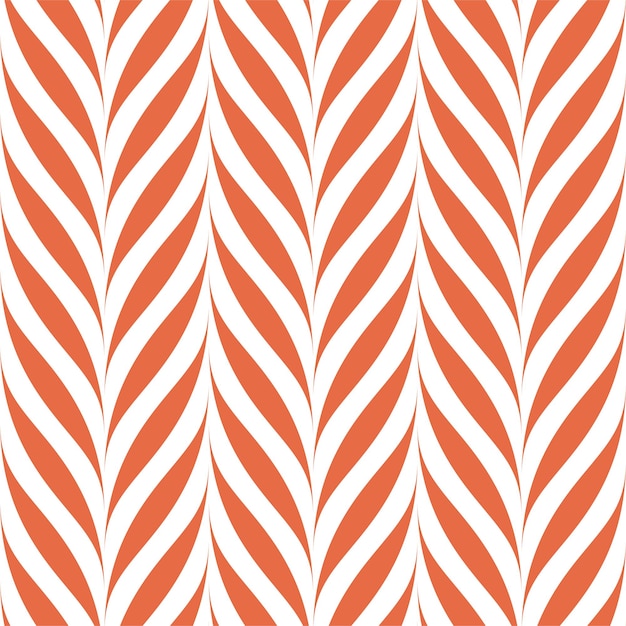 벡터 원활한 패턴 밝은 색상 디자인 패브릭 우아한 오렌지 배경 끝 없는 고리 버들 세공 텍스처