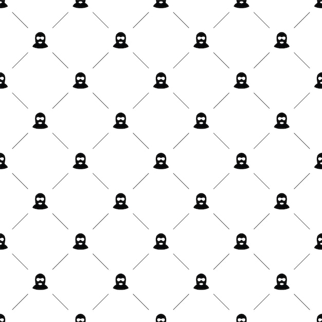 Vector seamless pattern, crime, editable can be used for web page backgrounds, pattern fills