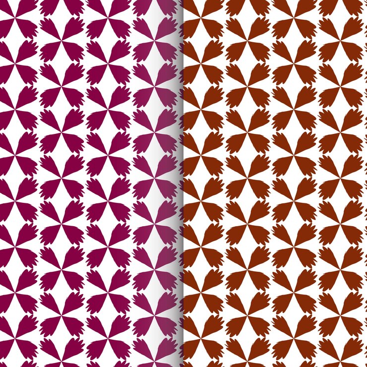 Vector vector seamless pattern free vector cute silver floral pattern on a white background pattern