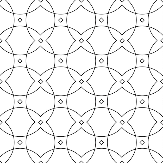 Vettore sfondo geometrico senza cuciture vettoriale bianco e nero