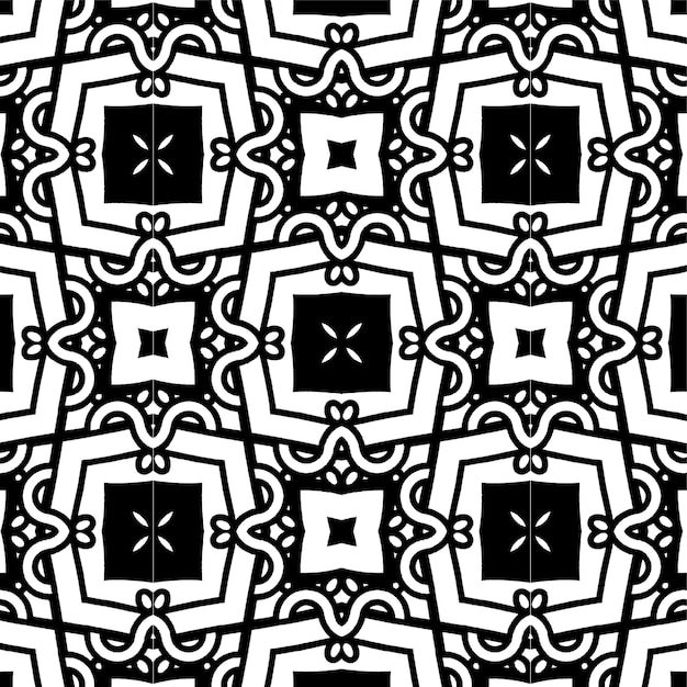vector seamless pattern modern monochrome texture repeating abstract background