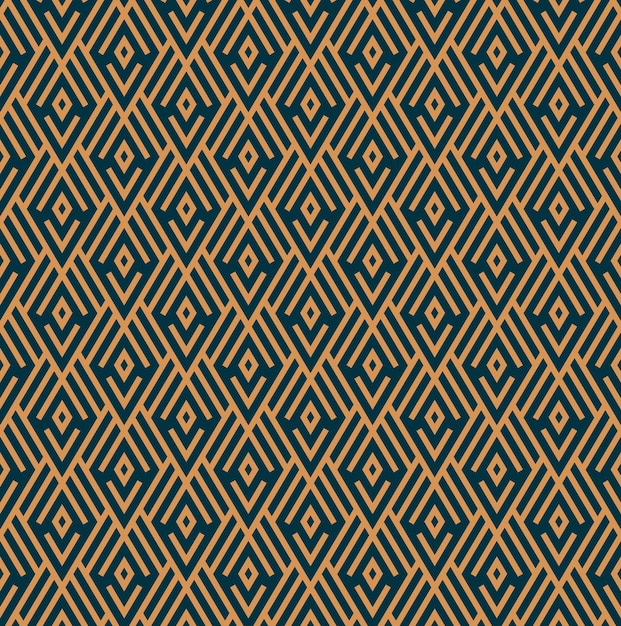 Vector seamless pattern Modern stylish abstract texture Repeating geometric tiles from striped elements