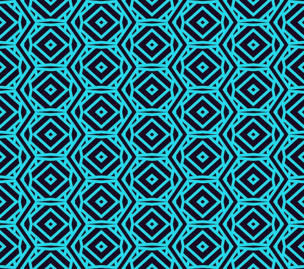 Vector seamless pattern Modern stylish linear texture Repeating geometric tiles with line elements