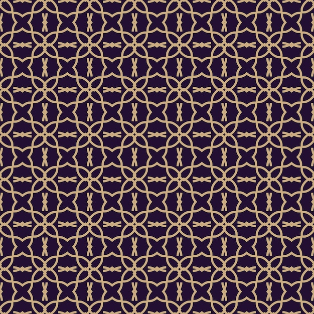 Vector seamless pattern modern stylish texture geometric linear ornament