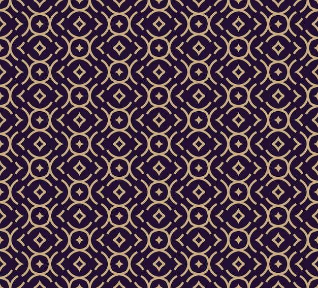 Vector seamless pattern Modern stylish texture Geometric linear ornament