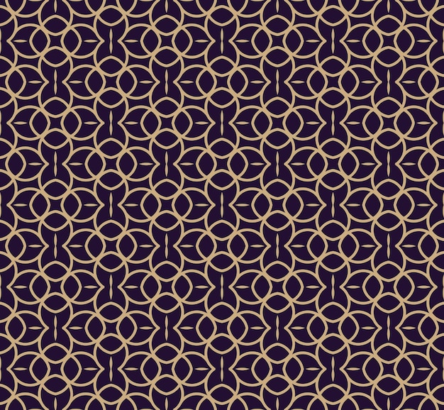 Vector seamless pattern Modern stylish texture Geometric linear ornament