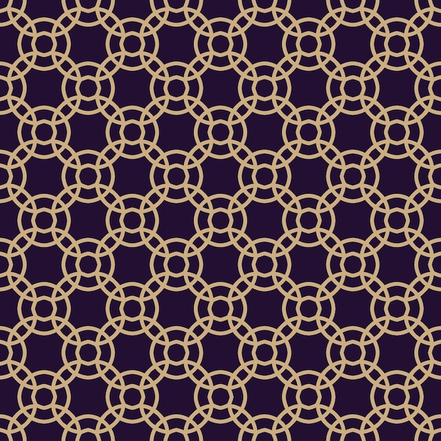 Vector seamless pattern Modern stylish texture Geometric linear ornament