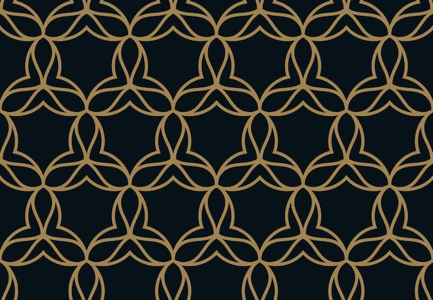Векторный бесшовный узор Современная стильная текстура Геометрический линейный орнамент