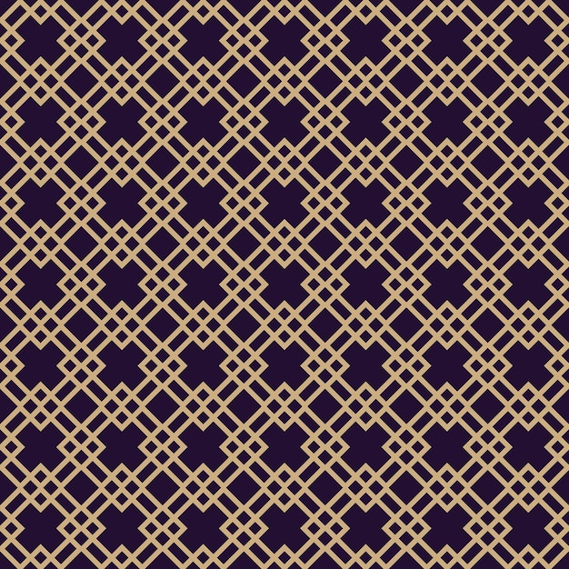 Vector seamless pattern modern stylish texture repeating geometric background linear graphic design