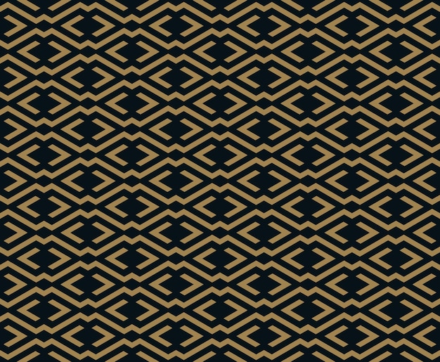 Vector seamless pattern Modern stylish texture Repeating geometric tiles from striped elements