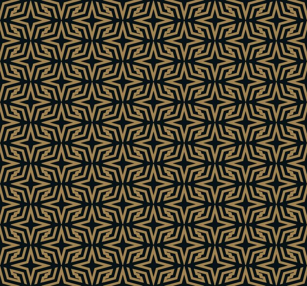 Vector seamless pattern Modern stylish texture Repeating geometric tiles from striped elements