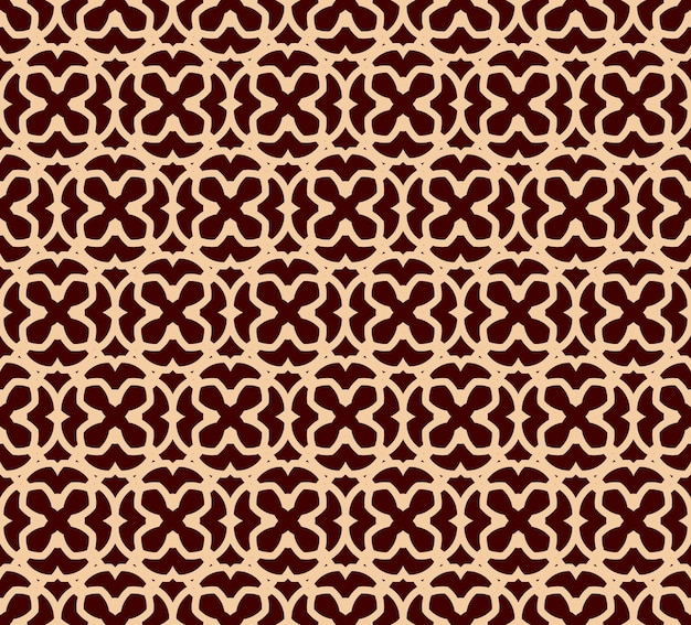 Vector seamless pattern Modern stylish texture Repeating linear ornament