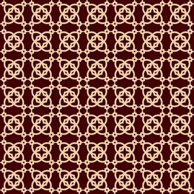 Vector seamless pattern Modern stylish texture Repeating linear ornament