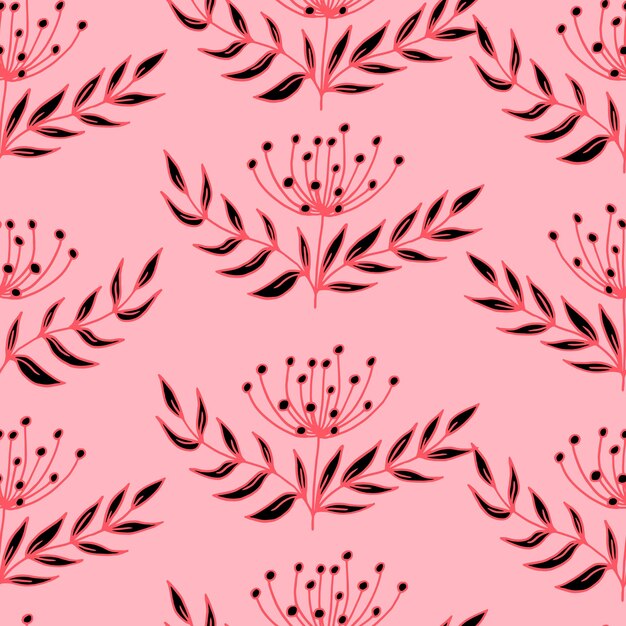 벡터 원활한 패턴 핑크 배경에 X 십자가