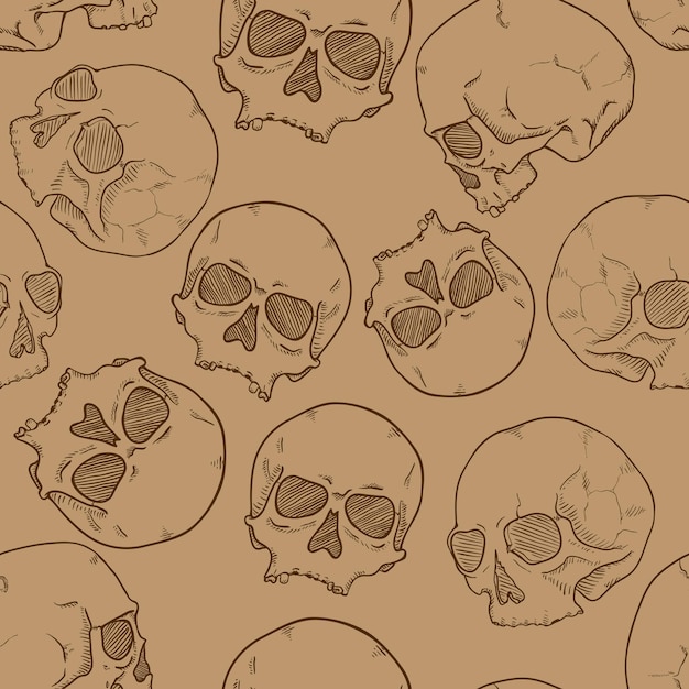 Vector Seamless Pattern of Sketch