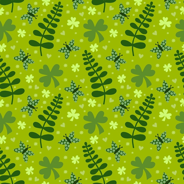 Vector seamless pattern for st patricks day