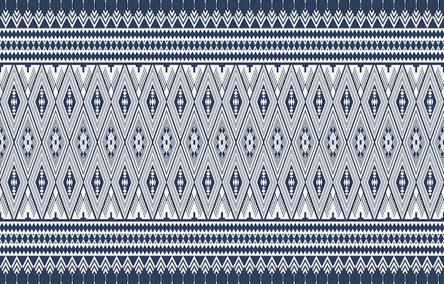 Vector seamless pattern tribal ethnic ornament abstract geometric background illustration