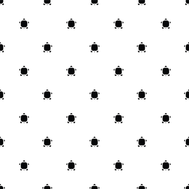 Vector seamless pattern, turtle, editable can be used for web page backgrounds, pattern fills