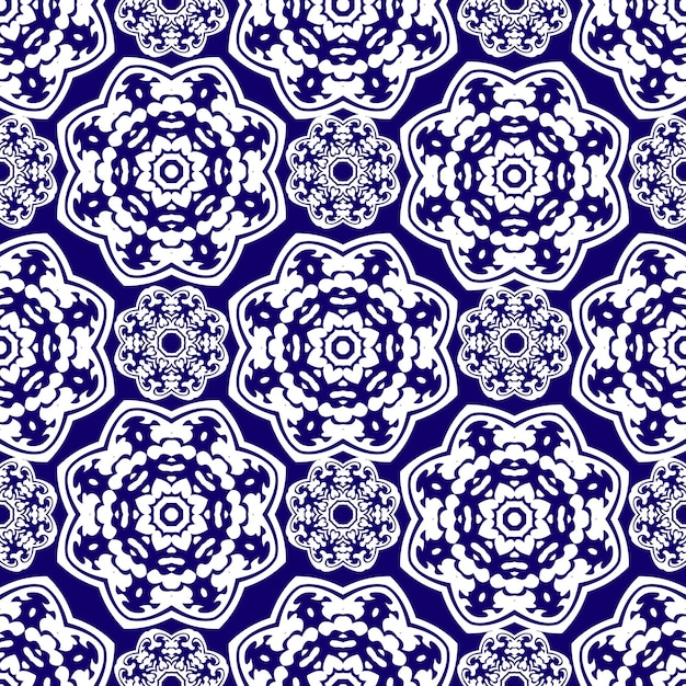 Vector vector seamless pattern in victorian style