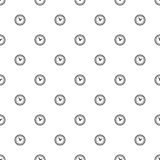 Vector seamless pattern, watch, editable can be used for web page backgrounds, pattern fills