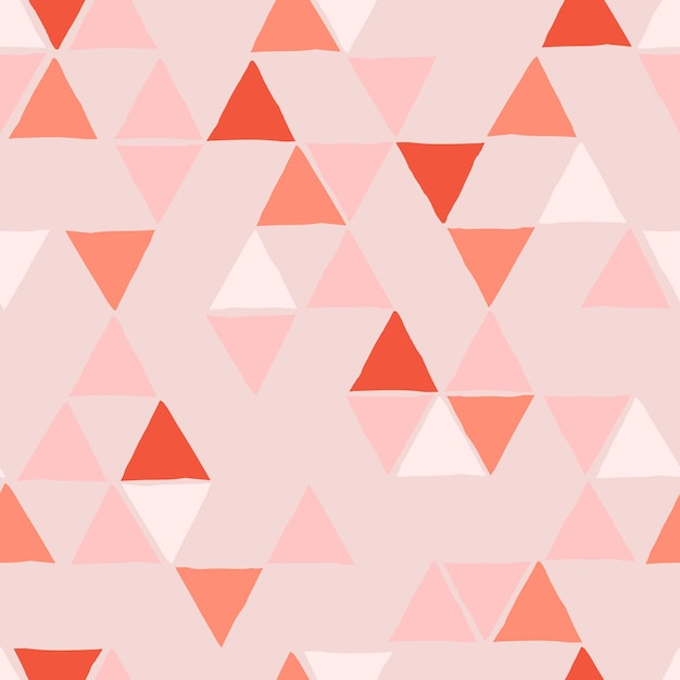 Vector seamless pattern with triangles Geometric stylish texture