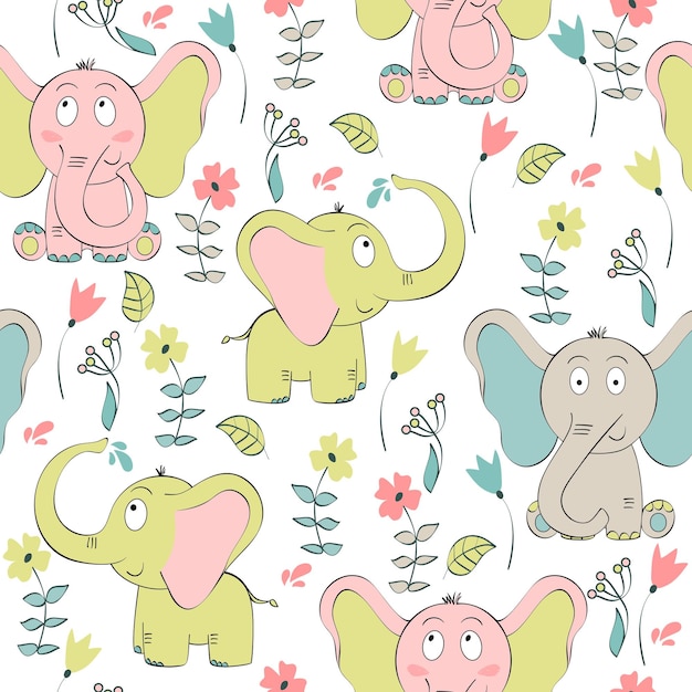 Vector seamless pattern