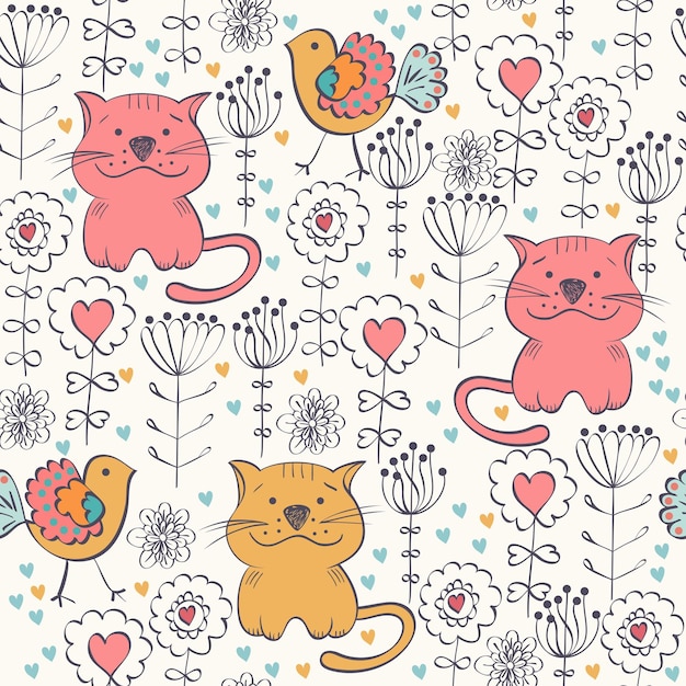 Vector seamless pattern