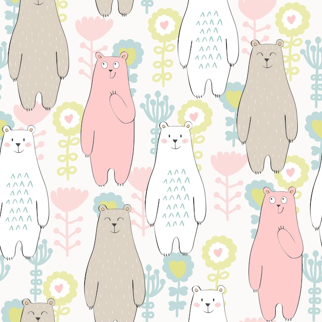 Vector seamless pattern