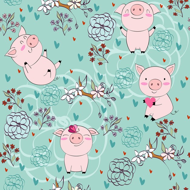 Vector vector seamless pattern