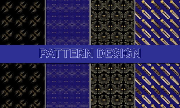 Vector seamless pixel background pattern for vintage design ornament with gold leaves