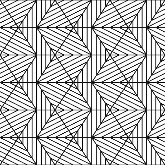 Zara Mono Geometric Wallpaper in White and Black