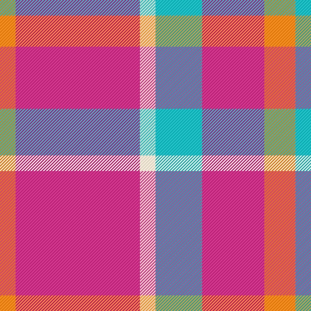 Vector seamless tartan Plaid check textile Texture background pattern fabric