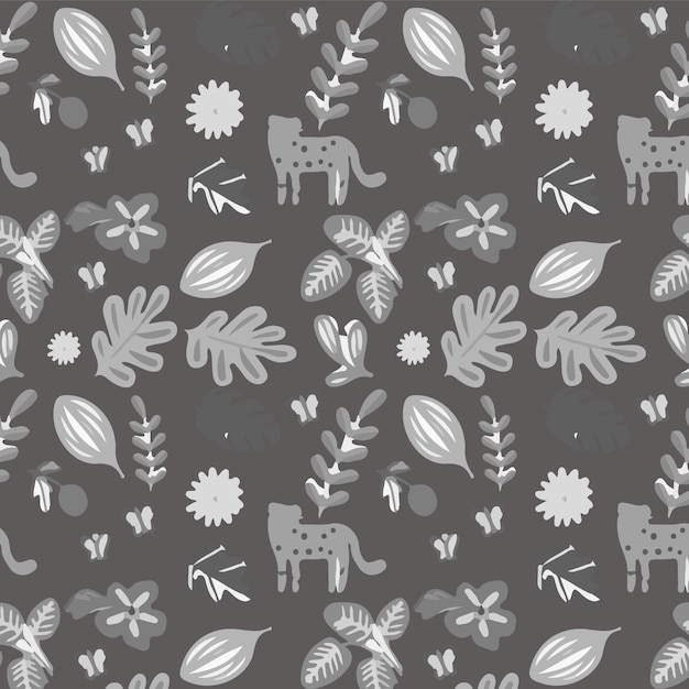 Vector seamless unique pattern design (disegno di modello unico senza cuciture vettoriale)