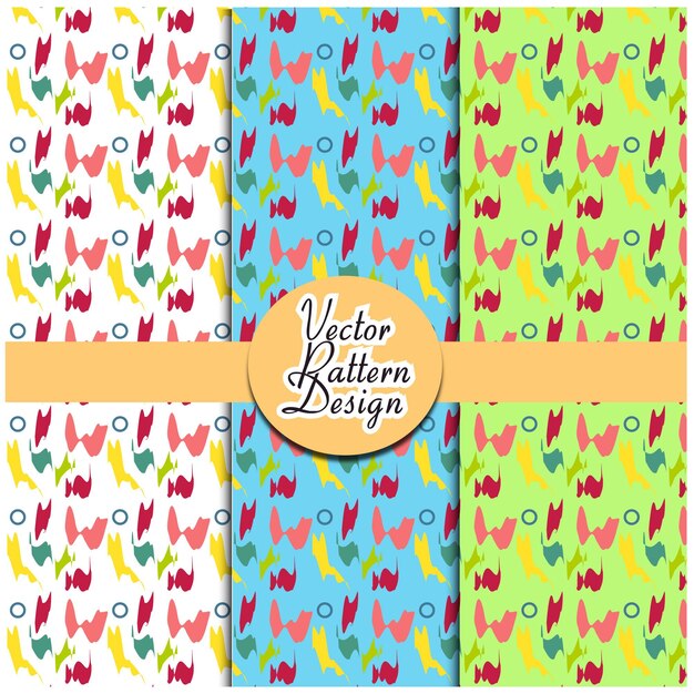 Vector seamless unique pattern design