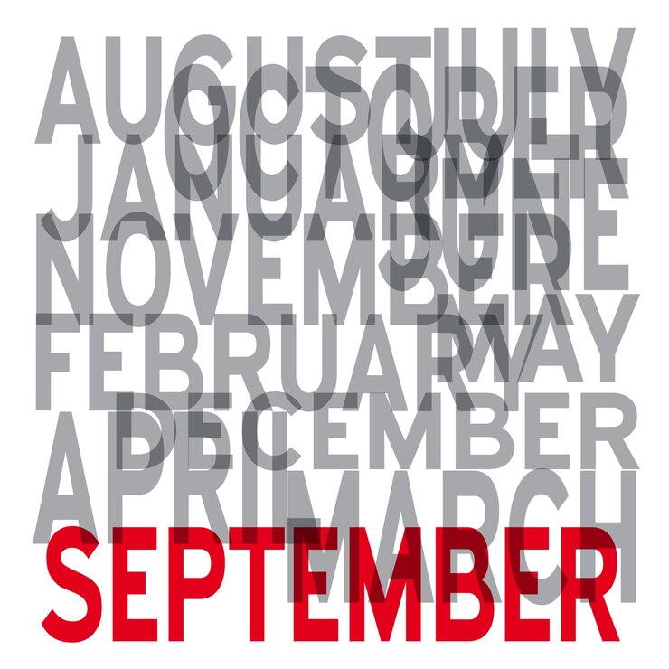 Vector vector september background