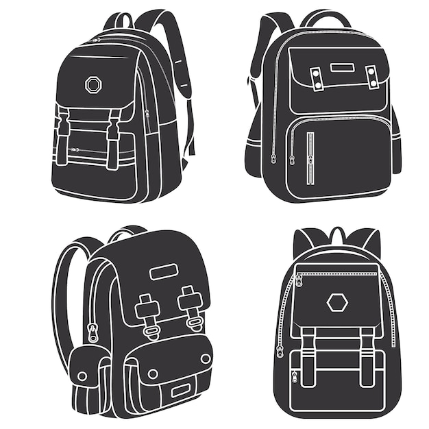 Vector set of backtohouse home and school tshirt design