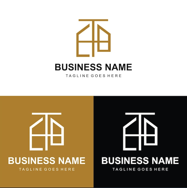 Vector set of building logo template