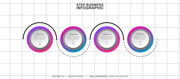 Vector set of business infograph vectors